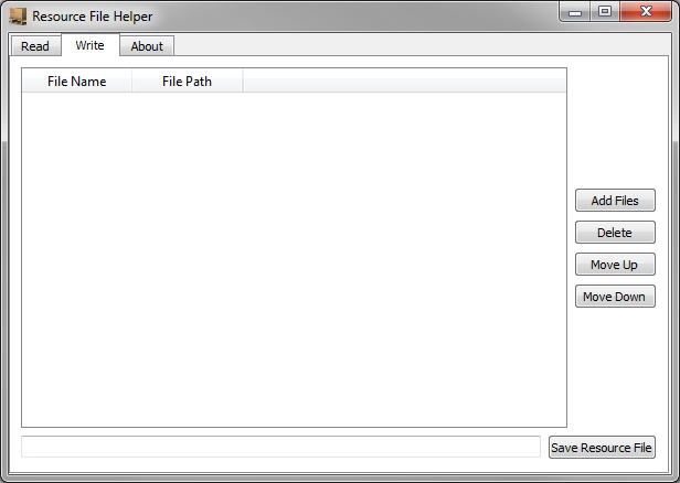 Resource File Helper write preview